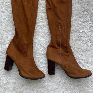 Camel Over the Knee Boots
